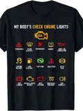 Graphic Funny Print Symbol Shirt