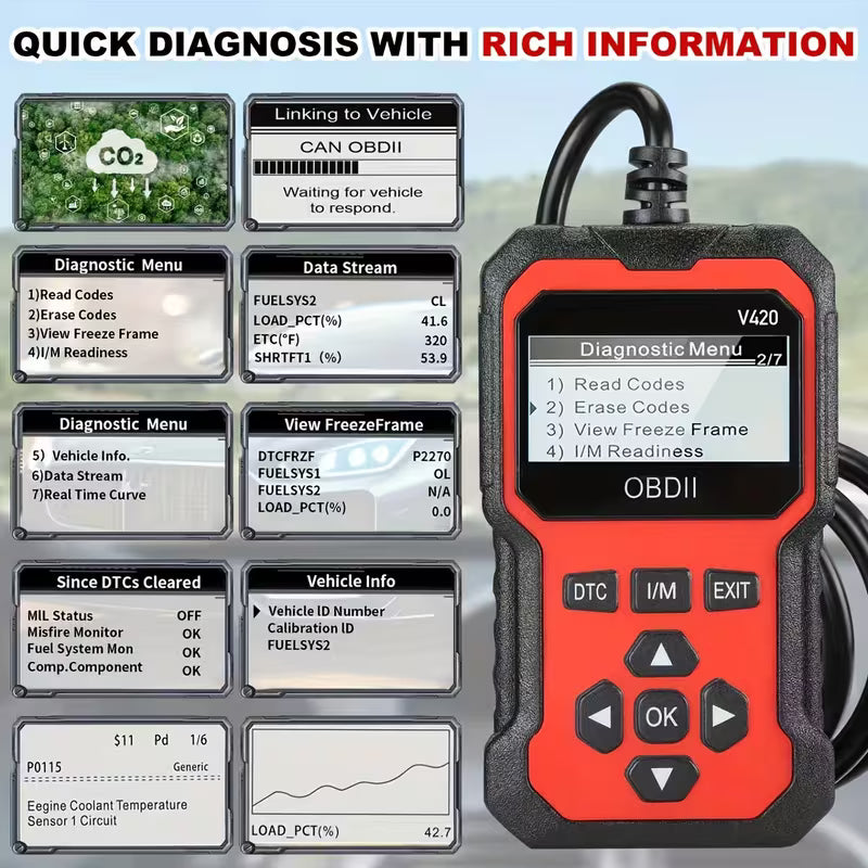 OBD2 Scanner Code Reader