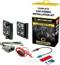 Scosche ICCR6BN Double DIN Radio Installation Dash Kit Compatible 2007-2019 Chrysler, Dodge, Jeep and RAM Vehicles